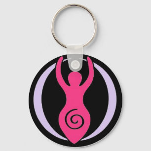 Moon Goddess Key Ring