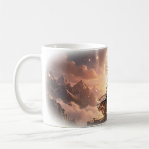 Moon Goddess Mountain Peak Starlit Gown Mug