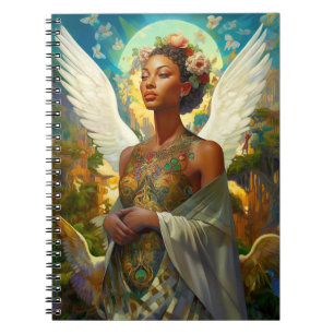 Moon Goddess Queen Fantasy Art Notebook