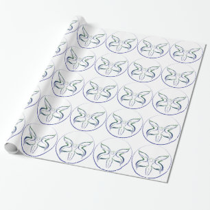 moon goddess wiccan wiccan witchcraft pagan wrapping paper