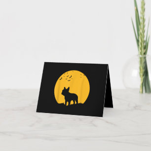 Moon Halloween Inspire French Bulldog Gift Card
