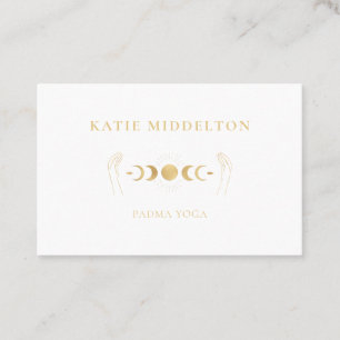 Moon Hands Yoga Reiki Wellness Business Card