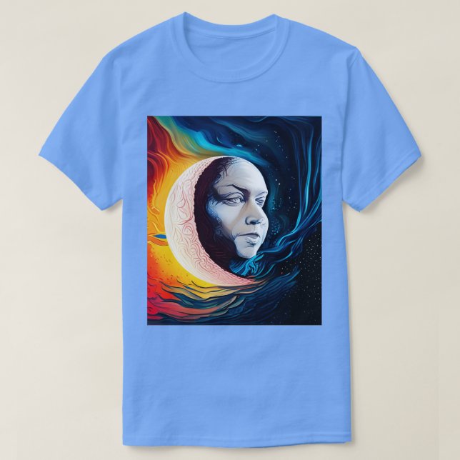 moon head T-Shirt (Design Front)