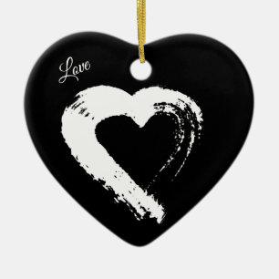 Moon Heart Ornament