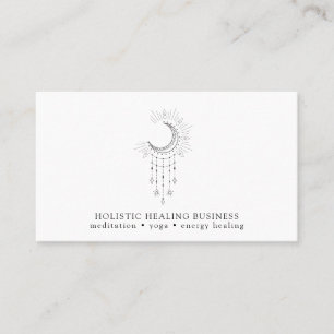 Moon Holistic Healing Business Card