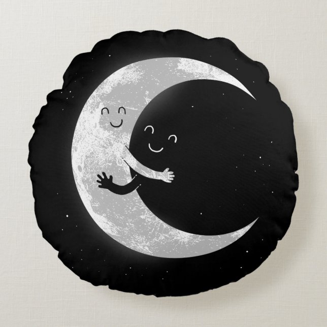 Moon Hug Round Cushion (Front)