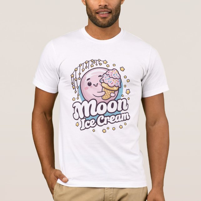 Moon Ice Cream T-Shirt (Front)