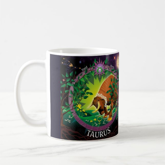 Moon in Taurus Mug (Left)