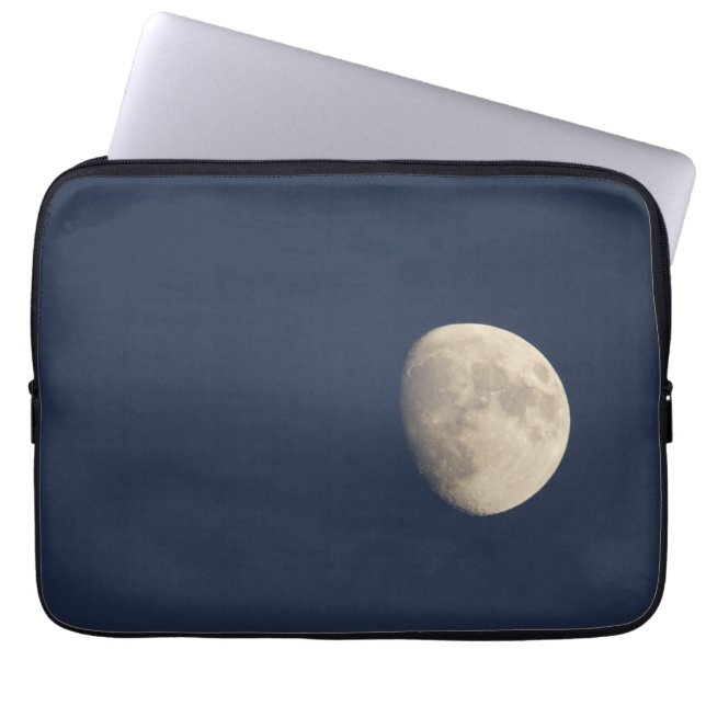 Moon in the Early Evening Laptop Sleeve (Front)