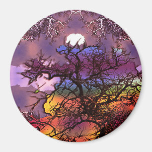 Moon in the Trees....... Magnet