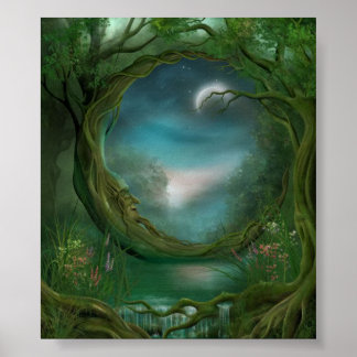 Moon in the Trees Poster
