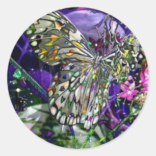 Moon Influence Classic Round Sticker