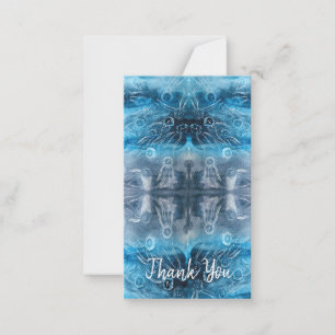 Moon jellyfish batik print card