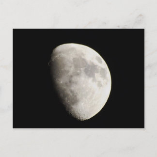 Moon June 18, 2013 Waxing Gibbous. Postcard