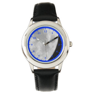 Moon, Kid's Stainless Steel Watch