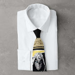 Moon Knight Gold Crescent Moon Character Graphic Tie<br><div class="desc">Moon Knight | Check out this character graphic of Moon Knight within a golden crescent moon crest.</div>