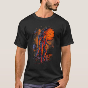 Moon Landing Astronaut and Space T-Shirt