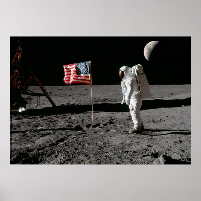 Moon Landing or is it? Poster (Front)
