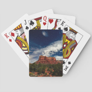 Moon Light over Sedona, Arizona Playing Cards