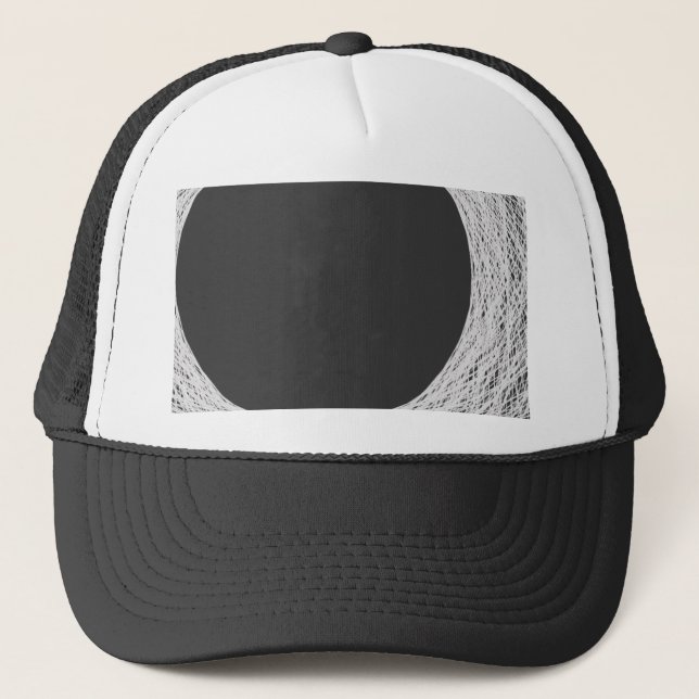 moon light sorounded by mysterious darkness trucker hat (Front)