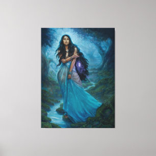 Moon Maiden Canvas Print