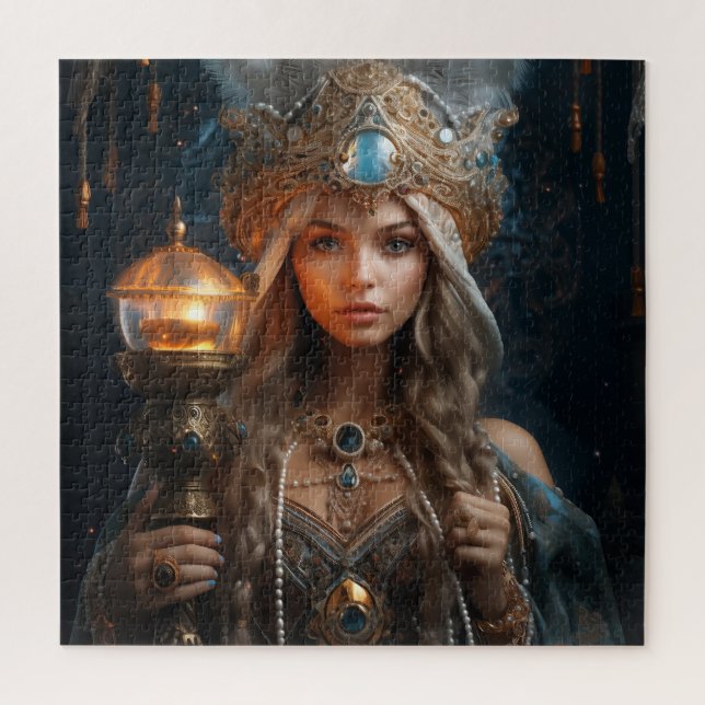 Moon Maiden Jigsaw Puzzle (Vertical)