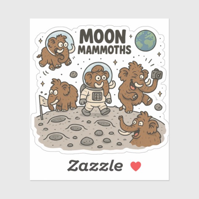 MOON MAMMOTHS funny (Sheet)