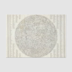 Moon Map Tissue Paper