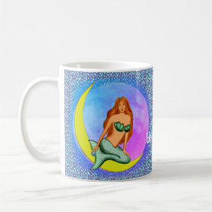Moon Mermaid Coffee Mug