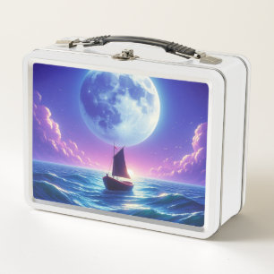 Moon Metal Lunch Box