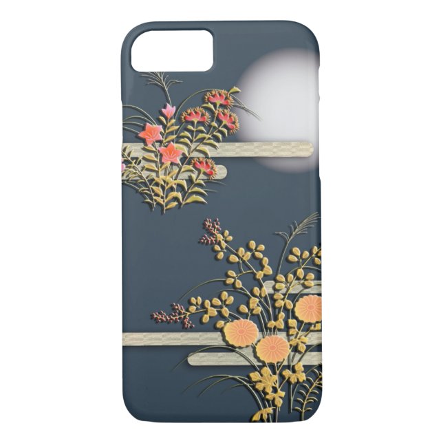 Moon, mist and flowers Case-Mate iPhone case (Back)