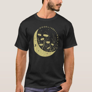 Moon Mushroom Vintage Cottagecore Fall Women's T-Shirt