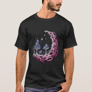 Moon Nature Mushrooms T-Shirt