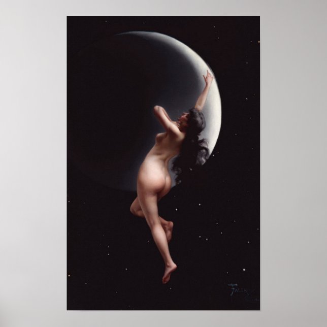 Moon Nymph - Luis Ricardo Falero Poster (Front)
