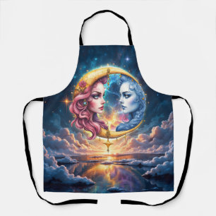 Moon of Eternal Balance – Fire & Water Souls. Apron