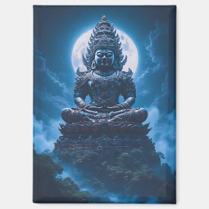 Moon of the Silent Guardian Magnet