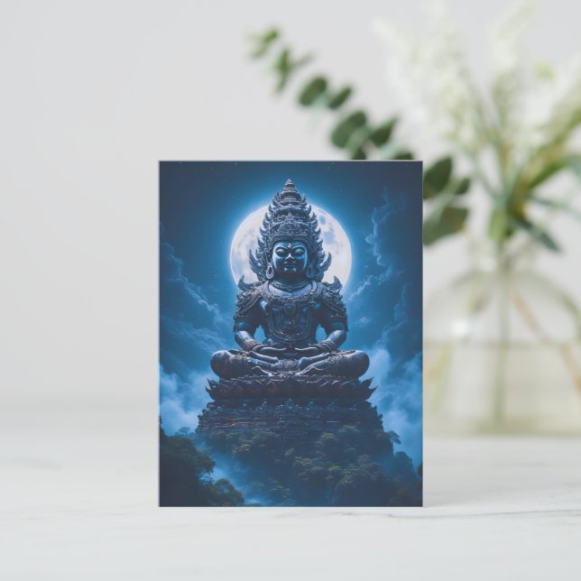 Moon of the Silent Guardian Postcard (Standing Front)
