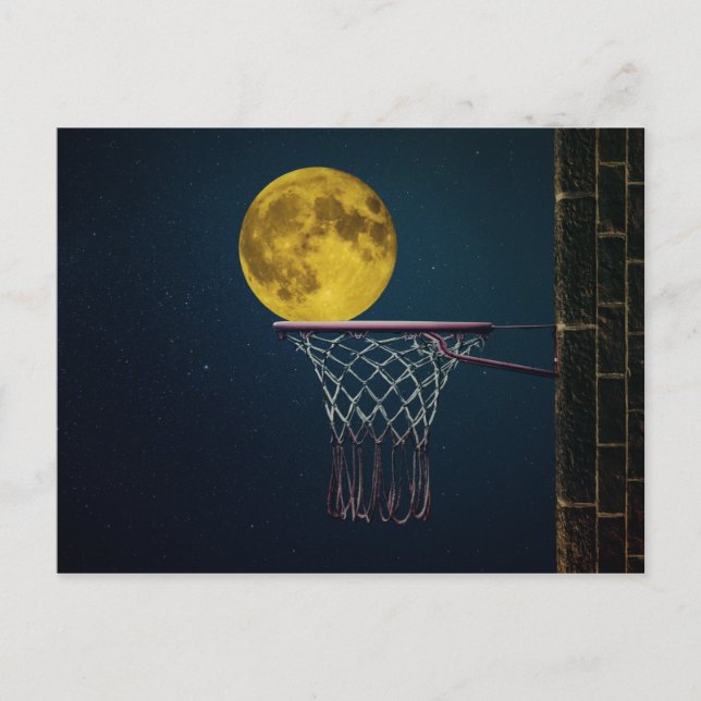 Moon on basket postcard (Front)