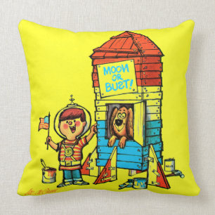 Moon or Bust! Cushion