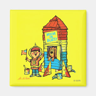 Moon or Bust! Magnet