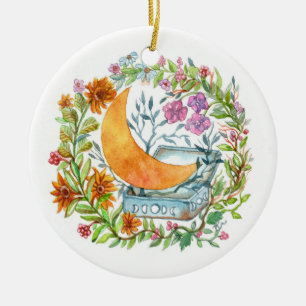 Moon out of the Box Ceramic Tree Decoration