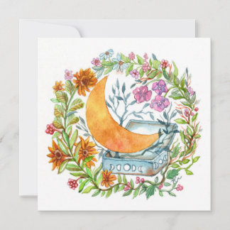 Moon out of the Box Holiday Card