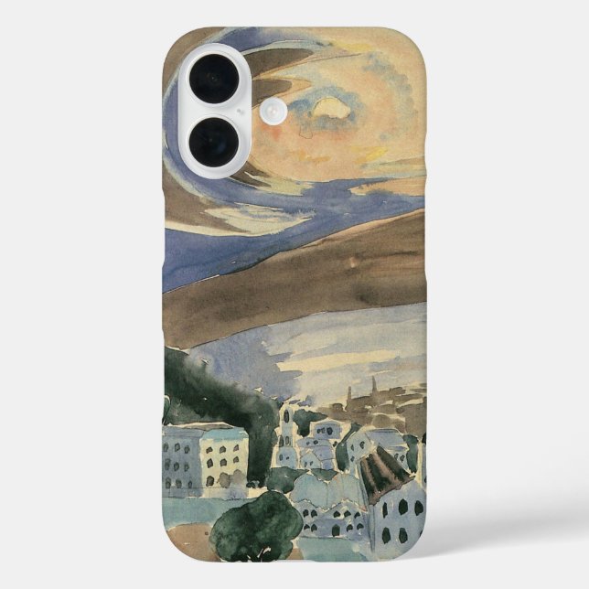 Moon Over Barcelona by Walter Gramatte Case-Mate iPhone Case (Back)