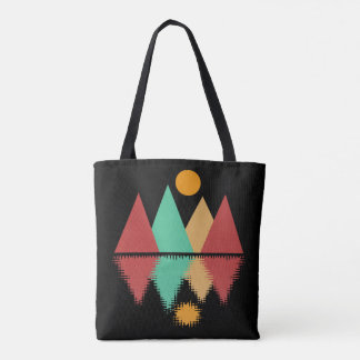 Moon Over Four Peaks #2 Tote Bag
