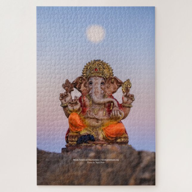 Moon Over Ganeshji 20x30 Jigsaw Puzzle (Vertical)