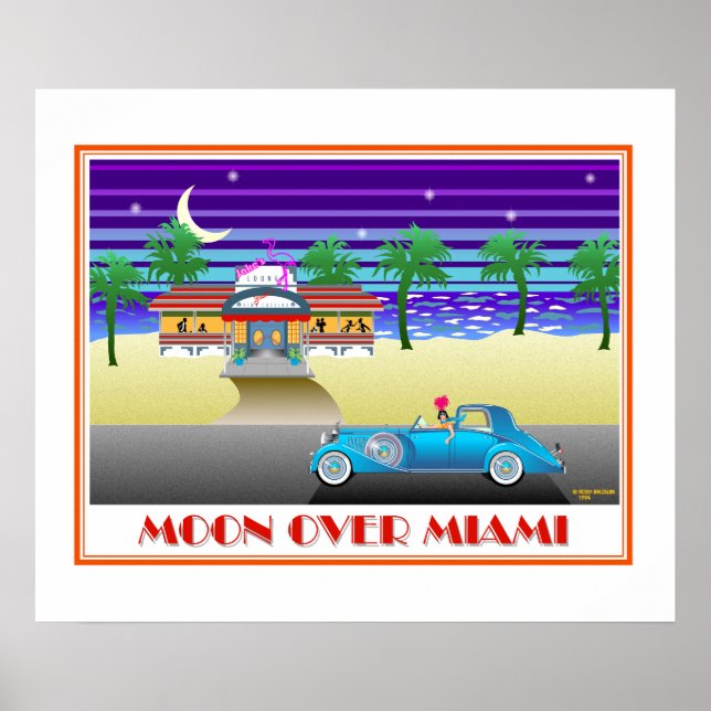 Moon Over Miami Poster (Front)