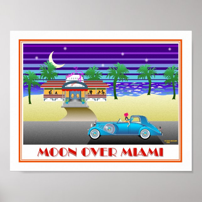 Moon Over Miami Poster (Front)