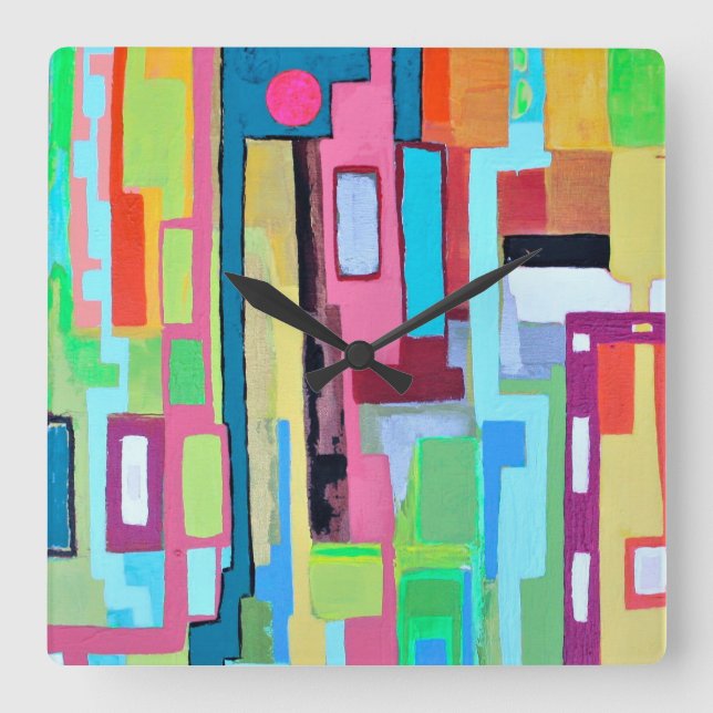 Moon Over Miami Wall Clock (Front)