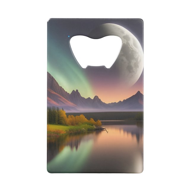 Moon over Mountain Landscape (Front)