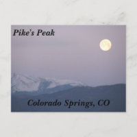Moon Over Pike's Peak